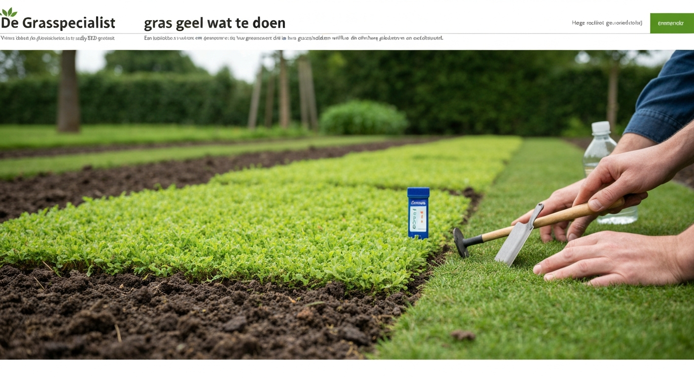 geel gras wat te doen