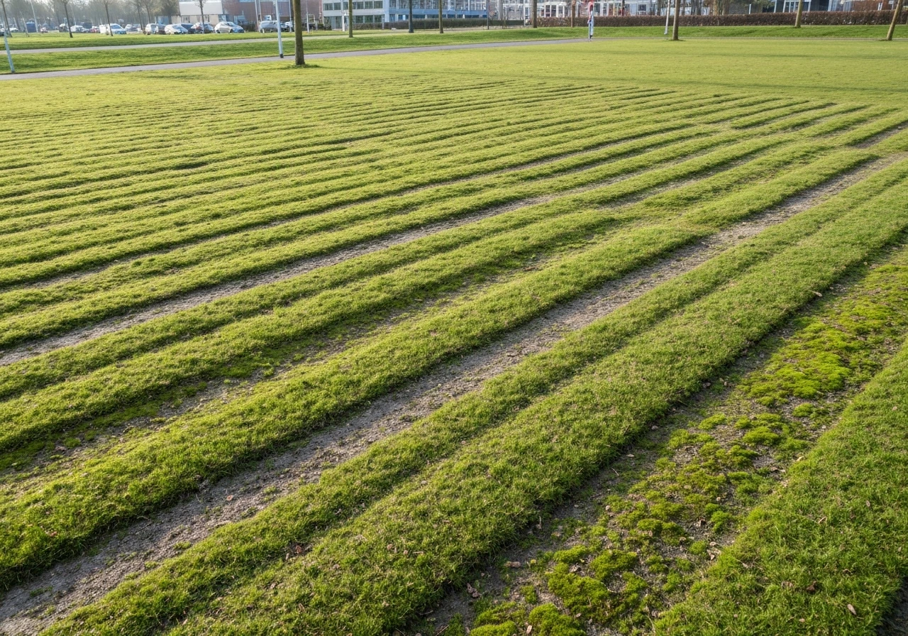 parkeerplaats gras